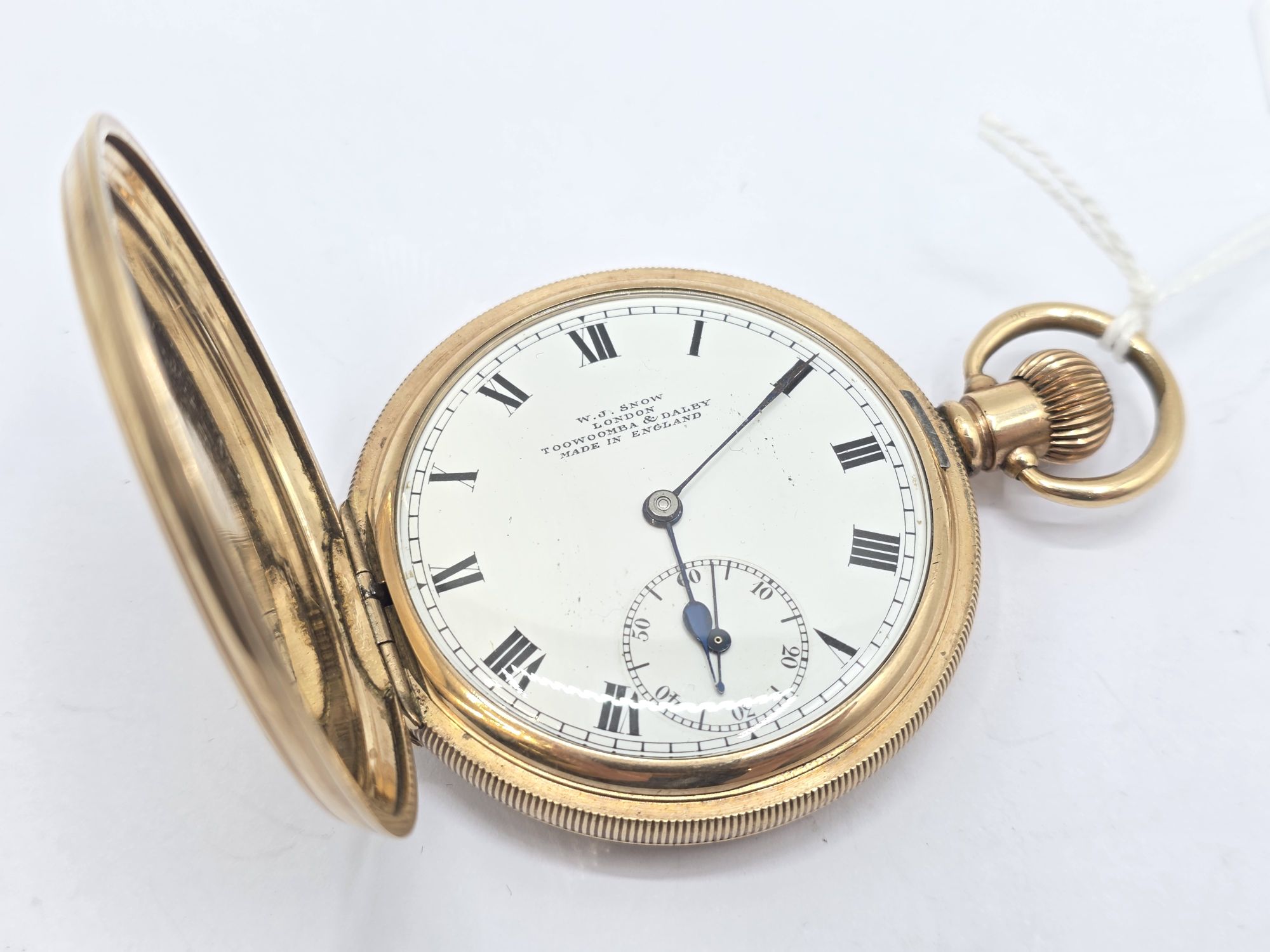 14 · ENGLISH FULL HUNTER GENTLEMAN'S POCKET WATCH