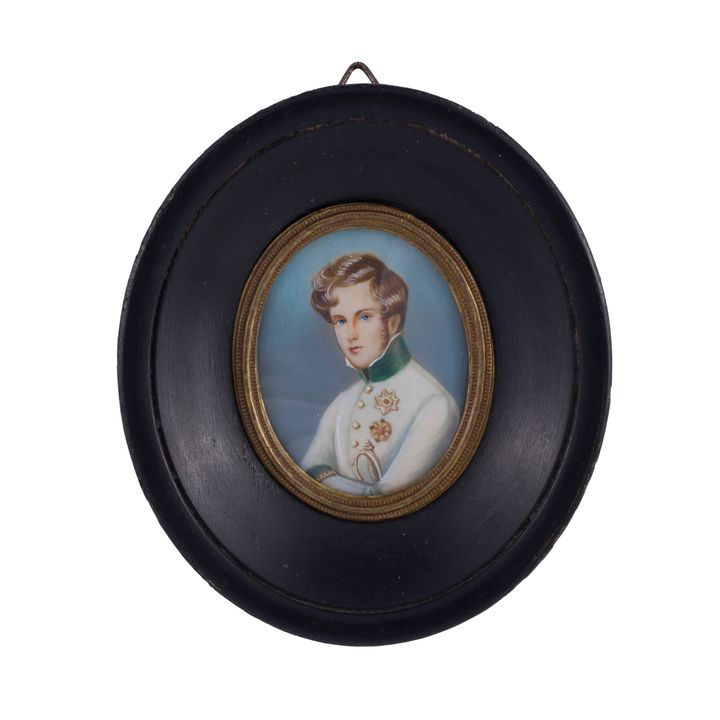 Miniatura z portretem Napoleona II Bonaparte, XIX w.