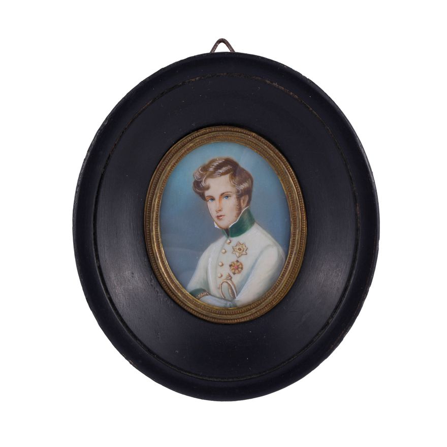 Miniatura z portretem Napoleona II Bonaparte, XIX w.