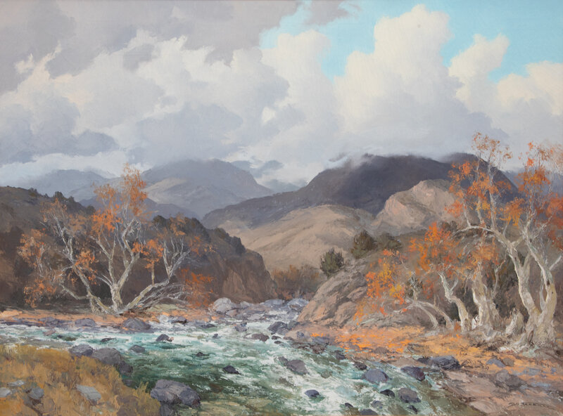 Bill Freeman
(American, b. 1927)
Sycamore Creek Near Sunflower