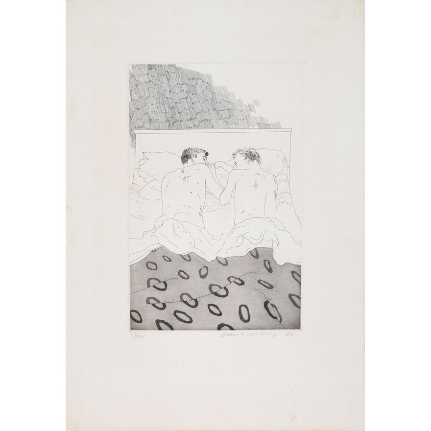 David Hockney Two boys aged 23 and 24 (from the series: Fourteen poems from C.P. Cavafy) 1966/67