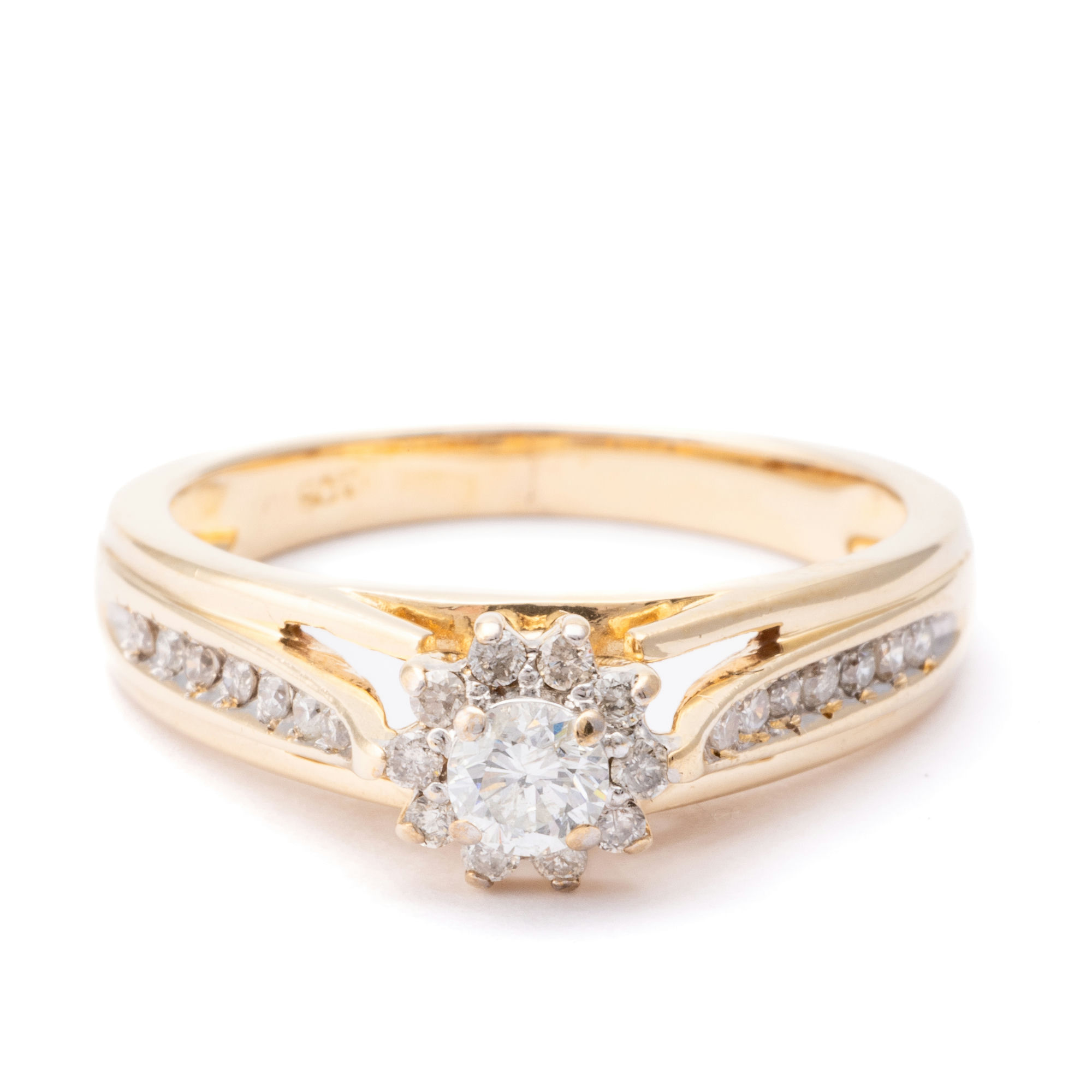 Diamond Ring 9ct Gold,