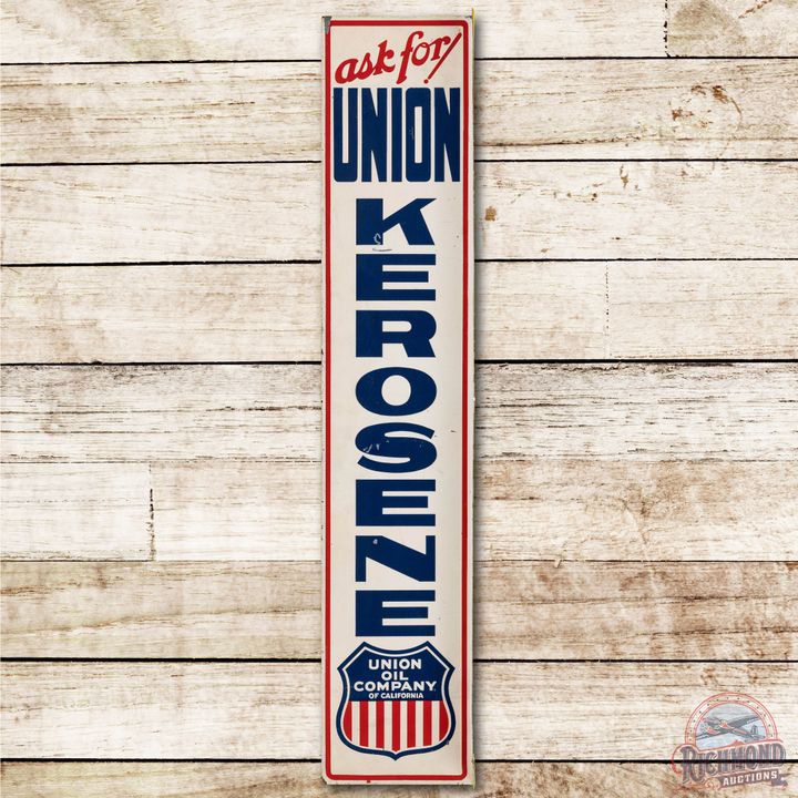Ask For Union Kerosene Metal Flange Sign TAC 8.5