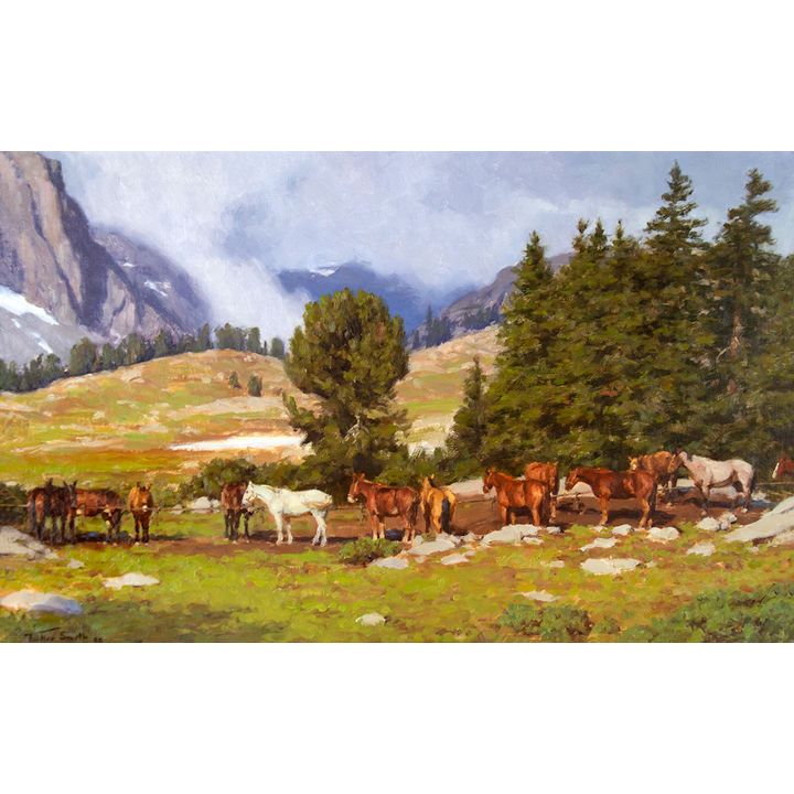 Tucker Smith (1940- ), The Picket Line, Wind River Mountains