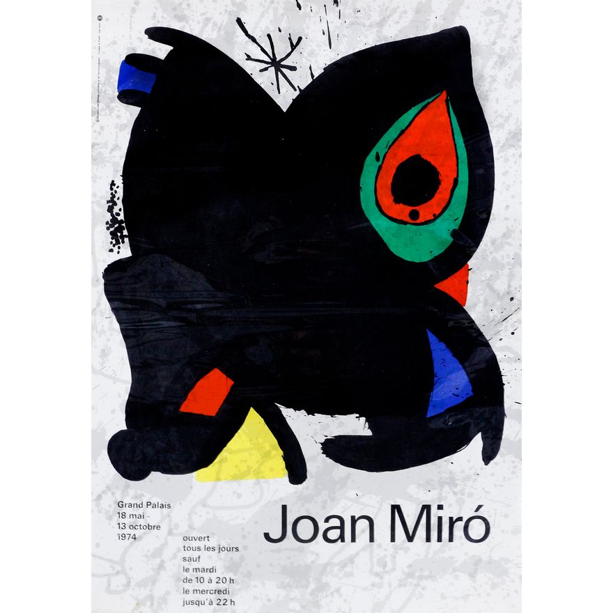 Joan Miró / Miró's people - Two Miró exhibition poster prints