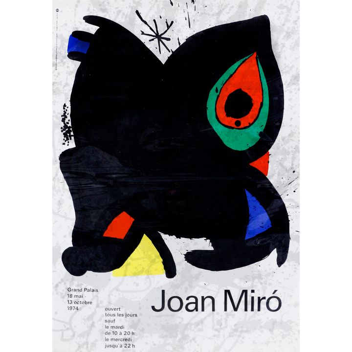 Joan Miró / Miró's people - Two Miró exhibition poster prints