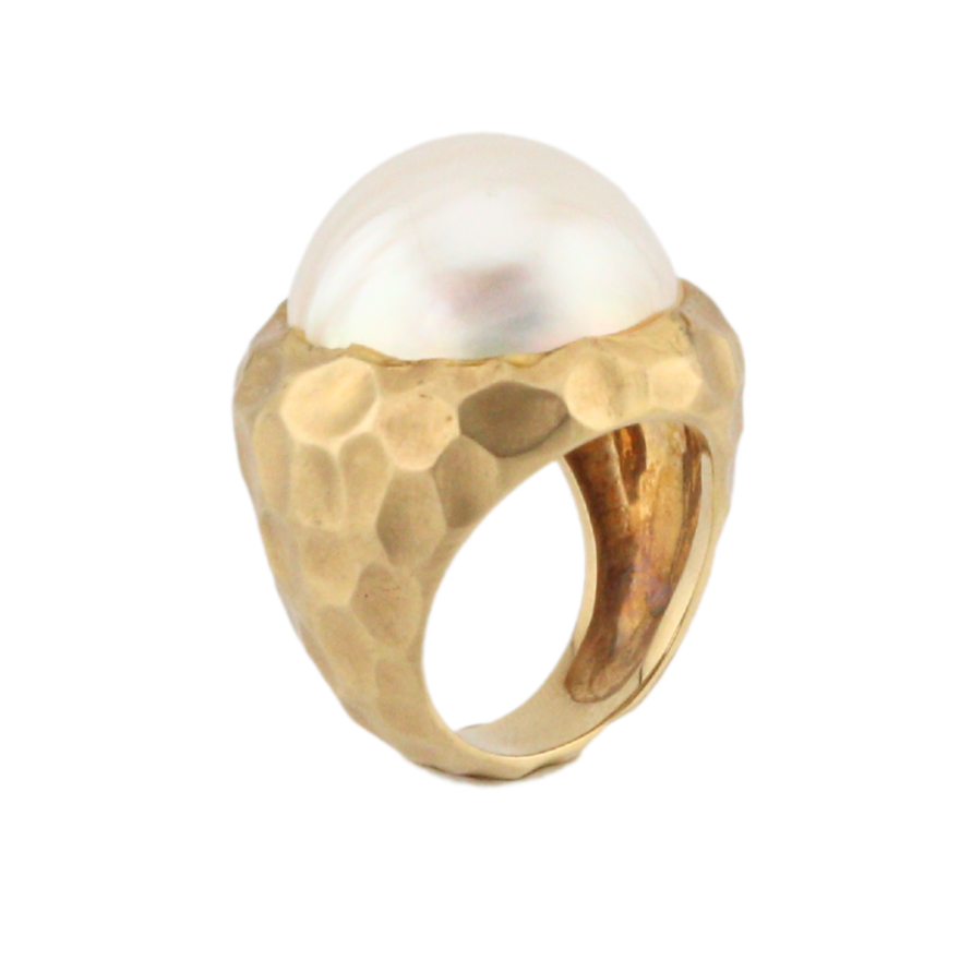 Anillo con perla