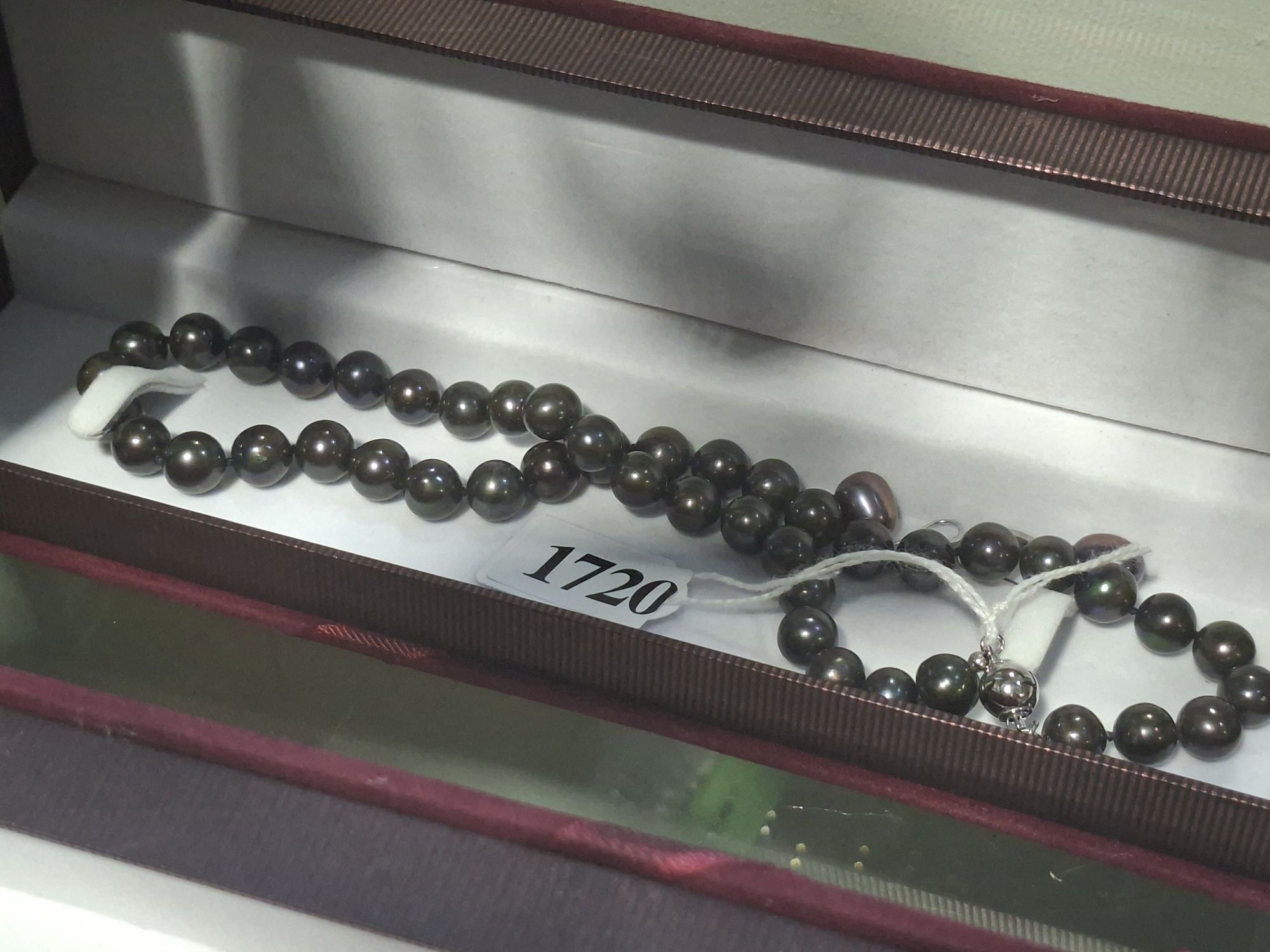 Cultured Pearl Necklace And Earrings