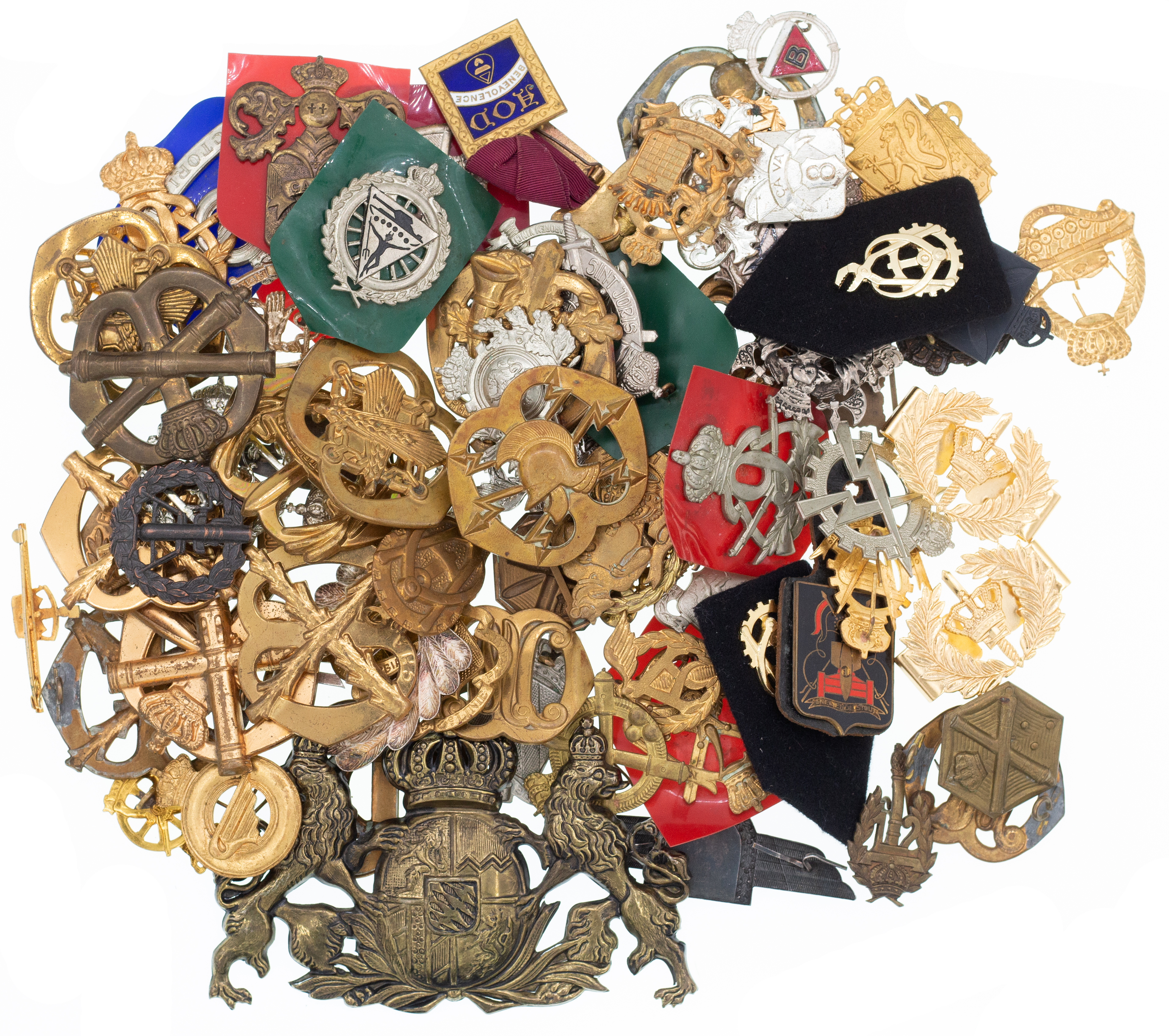 World, Cap & Collar Badges, 1939 - 1999, VGC