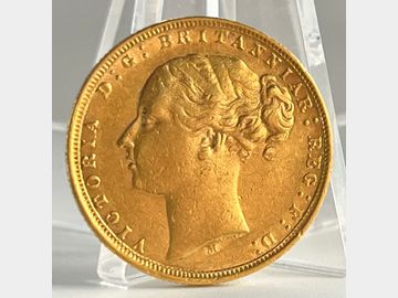 1875 VICTORIA YOUNG HEAD MELBOURNE MINT GEORGE & DRAGON GOLD SOVEREIGN