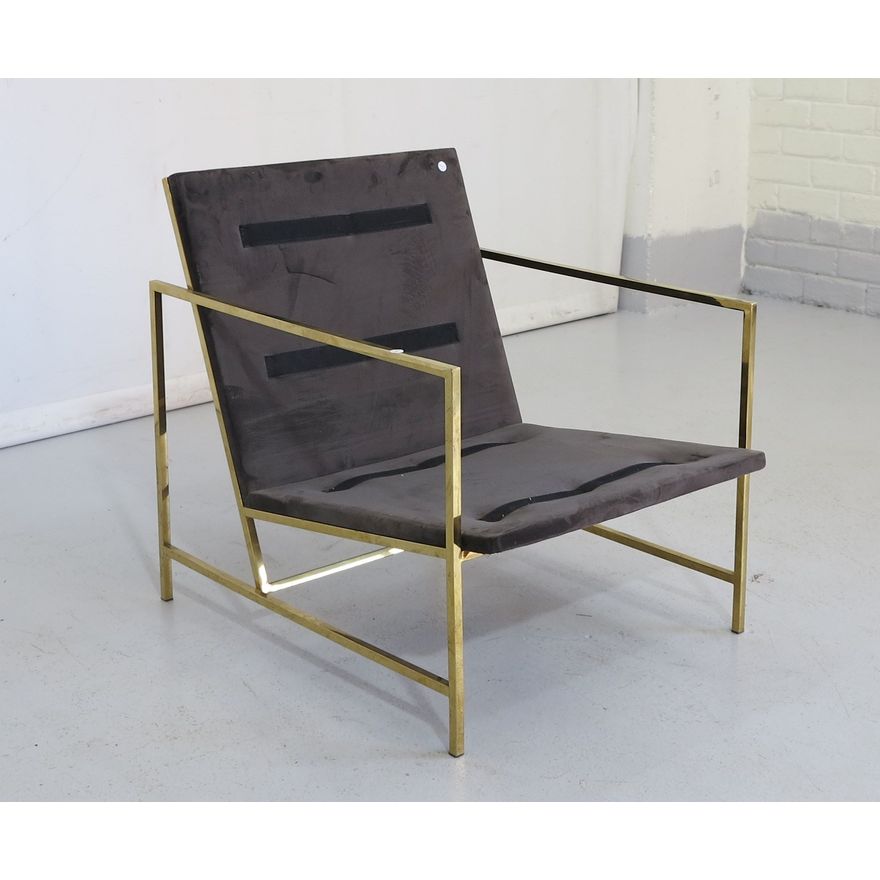 BRASS CHAIR no cushions