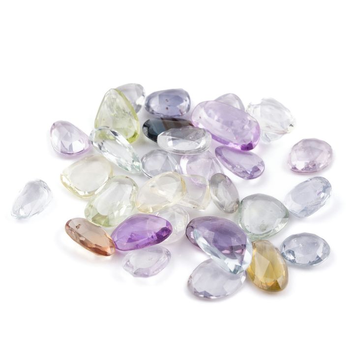 38.7 Carat Rose Cut Sapphires