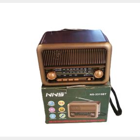 Portable vintage am fm Radio Speaker rechargeable DC UM-1 battery