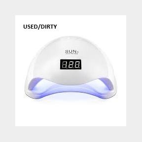 SUN 5 LED/UV Lamp 48W - Nail Lamp (USED/DIRTY)- Bar 9902117954157- 51737/4797 SN B1 (S7)