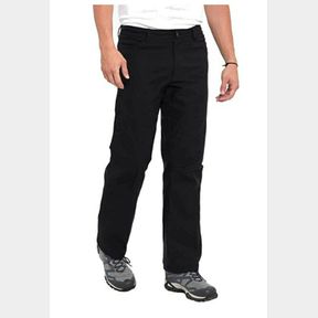 EDDIE BAUER MEN'S FLEECE LINED WATER RESISTANT CARGO PANTS, BLACK, SZ38X34