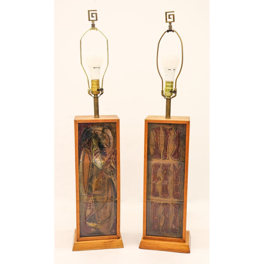 Margaret Tomkins Pair of Table Lamps 1950's