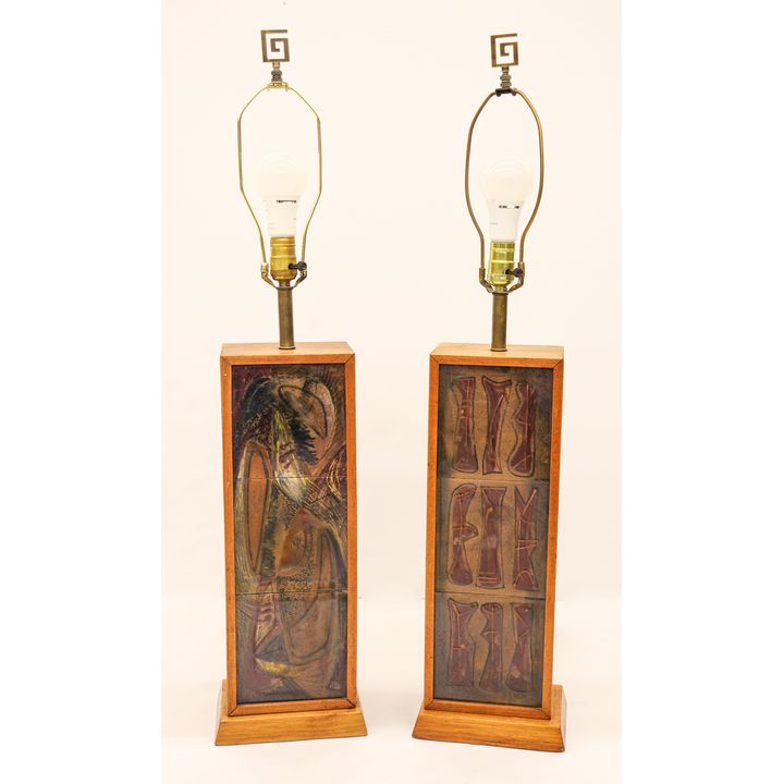 Margaret Tomkins Pair of Table Lamps 1950's