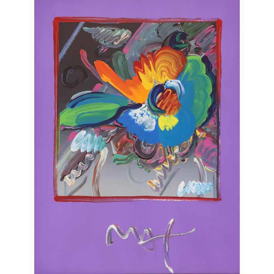 Peter Max ''New York Flower Show'' 2001 Acrylic