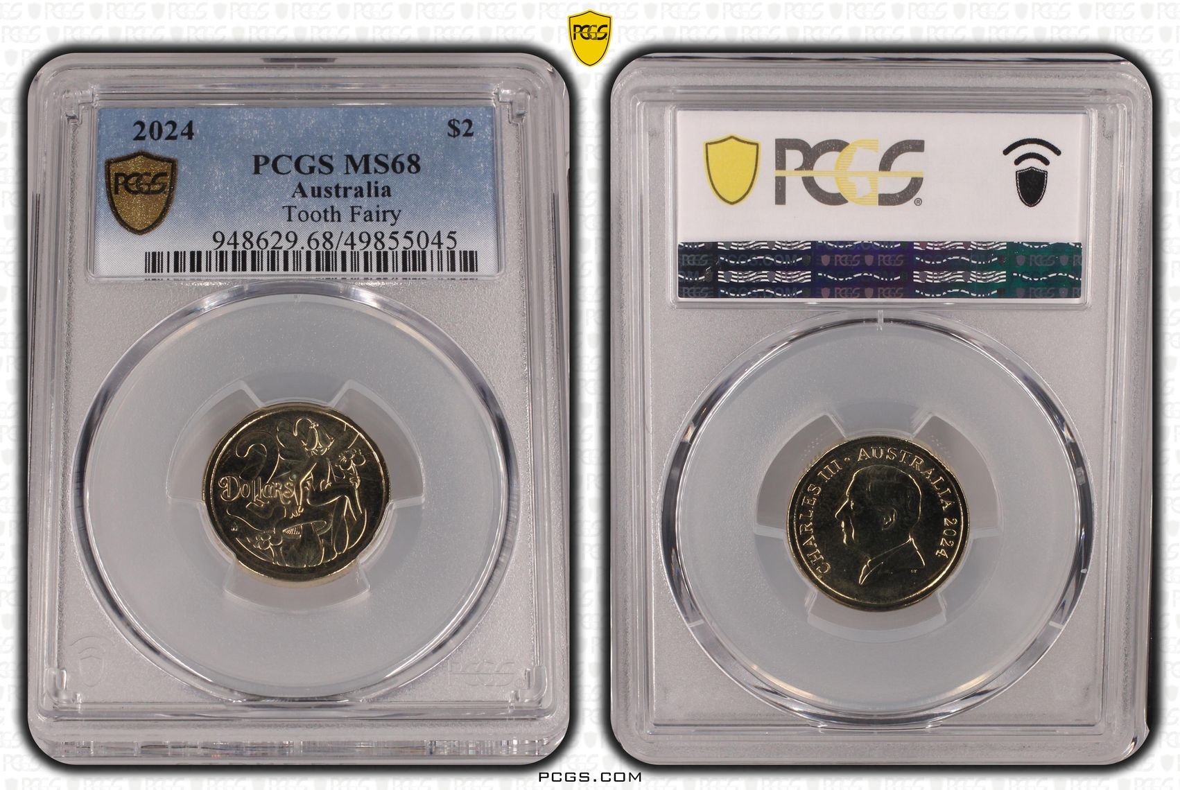 Tooth Fairy, Two Dollar, 2024, PCGS MS68