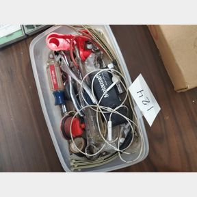 Box Misc tools,, Plairs, Screw drivers, wrenches