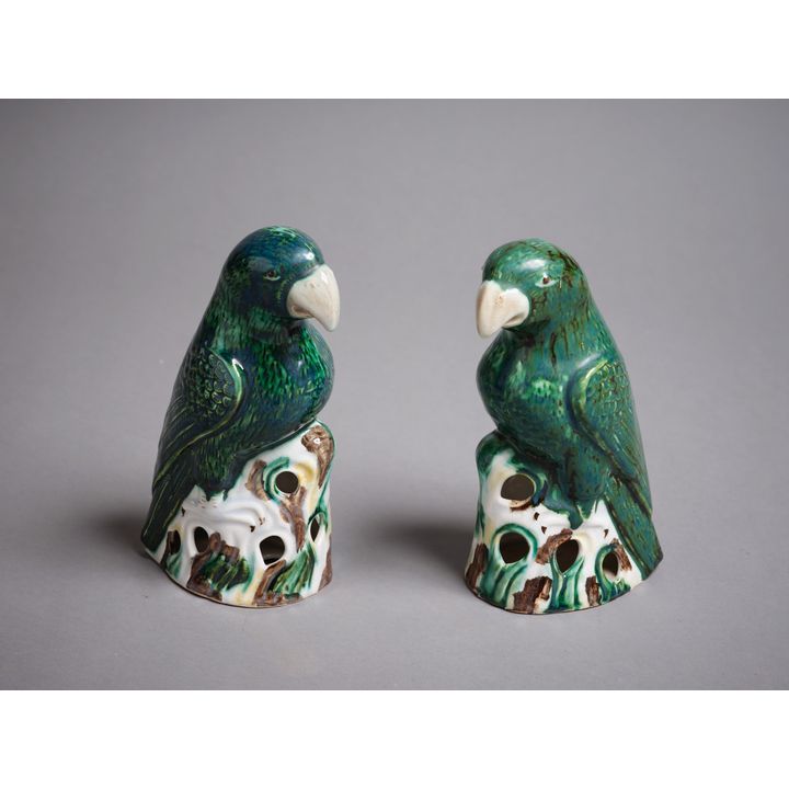 Gladstone Pottery Museum for Recollections Ltd sancai parrots