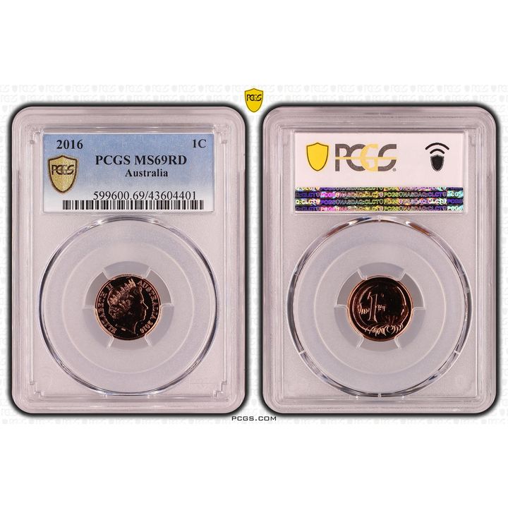 2016 Australian One Cent, 1c PCGS - MS69RD -401