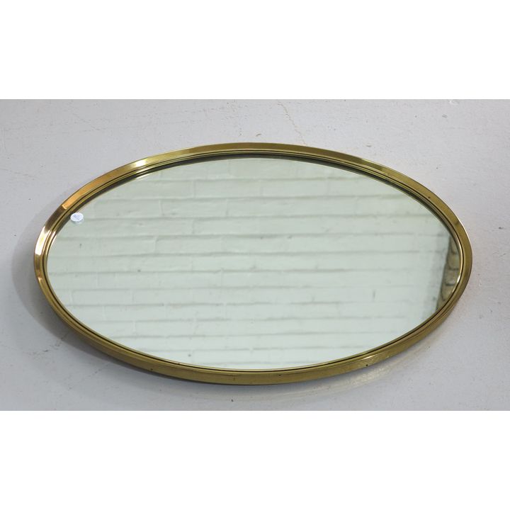 BRASS FRAMED MIRROR