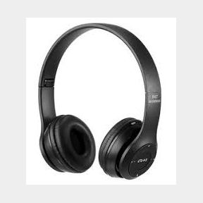 P47 Wireless Bluetooth Headphones - Black -| Bar 9902062000824 - 51745/9888 SN B2 (S10)