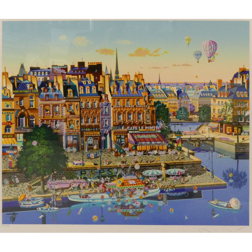 Hiro Yamagata ''Marriage'' S/N Serigraph Framed 37'' x 41''