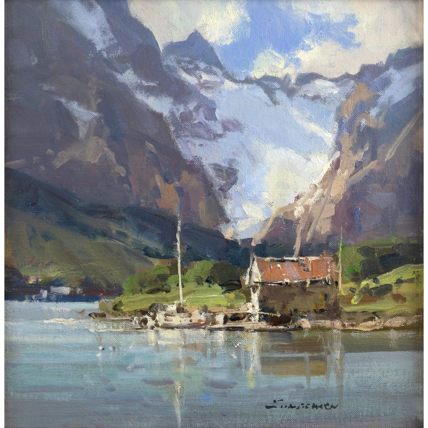 Scott Christensen (1962- ), Near Digermulen, Lofoten Islands, Norway