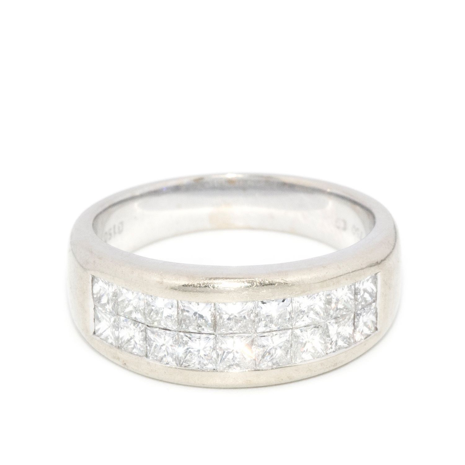 18ct White Gold Princess Cut Diamond Ring