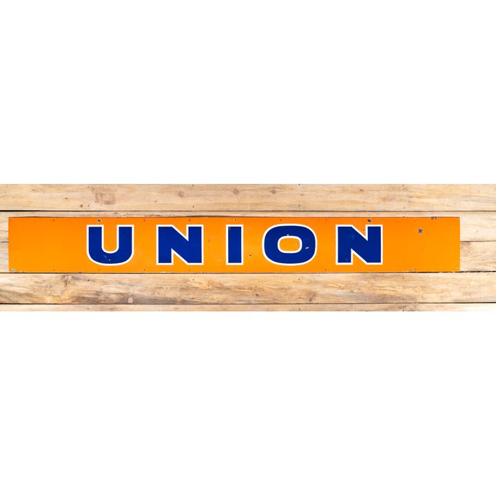 4 Piece Union Minute Man Service Large Single Sided Porcelain Sign TAC 8.75