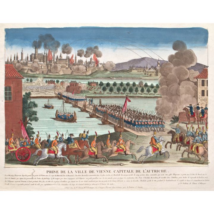 Prise de la ville de Vienne capitale de l`Autriche