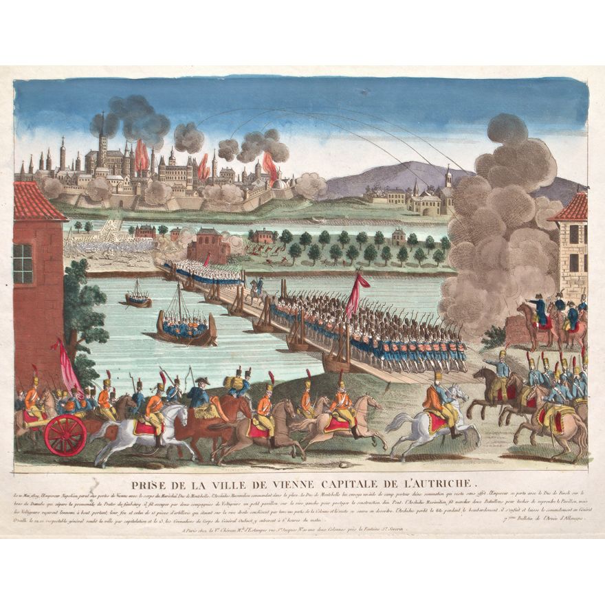 Prise de la ville de Vienne capitale de l`Autriche