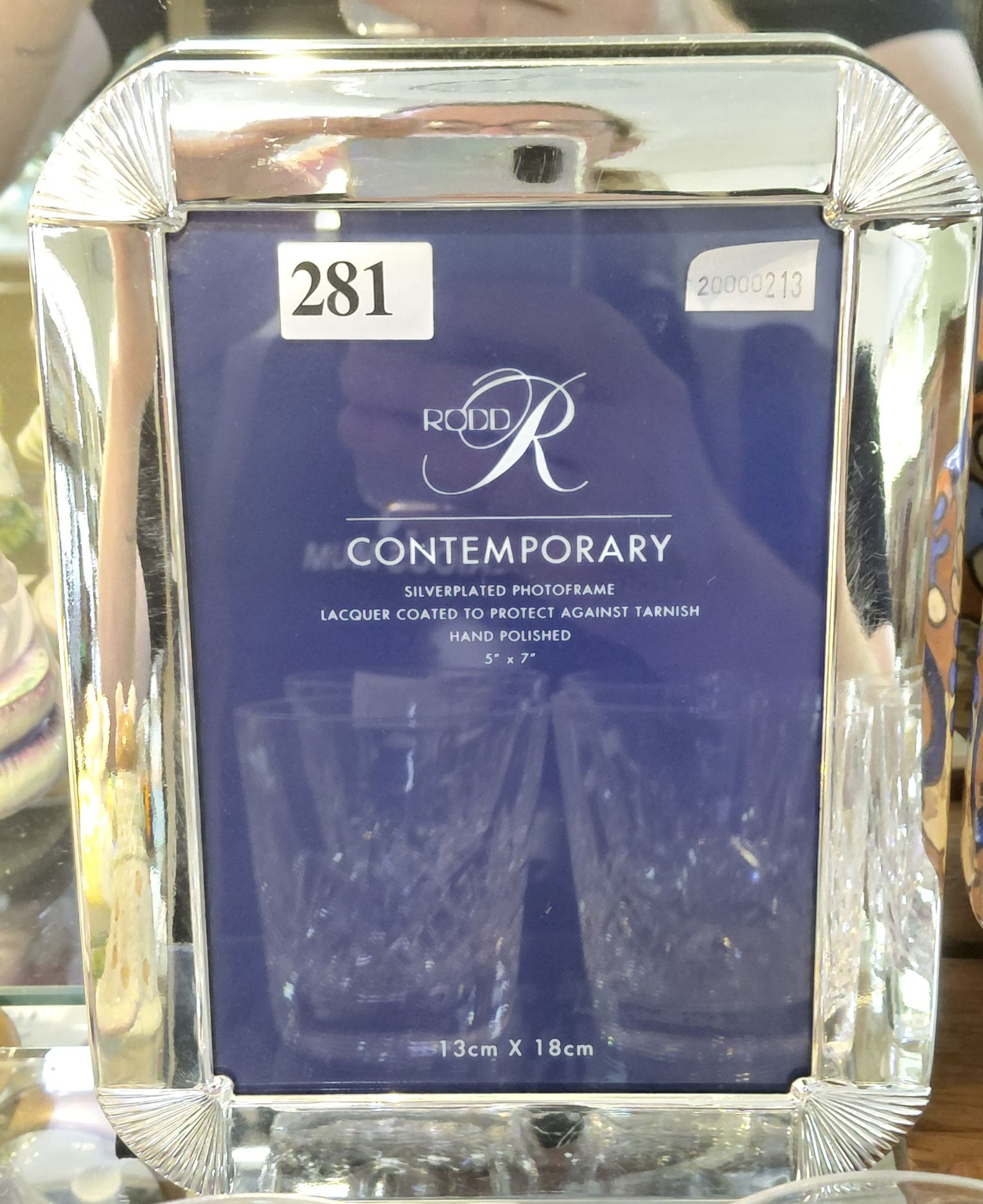281 · RODD SILVERPLATED PHOTO FRAME