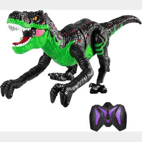 TEMI LARGE REMOTE CONTROL BIONIC DINOSAUR TOY FOR KIDS 3-12, TODDLERS MIST SPRAY ELECTRICAL WALKING JURASSIC DINOSAUR, RC DINOSAUR