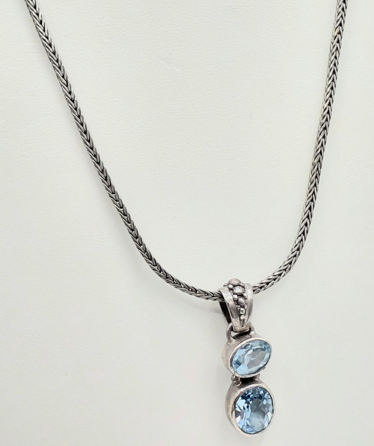 Silver Necklace And Pendant