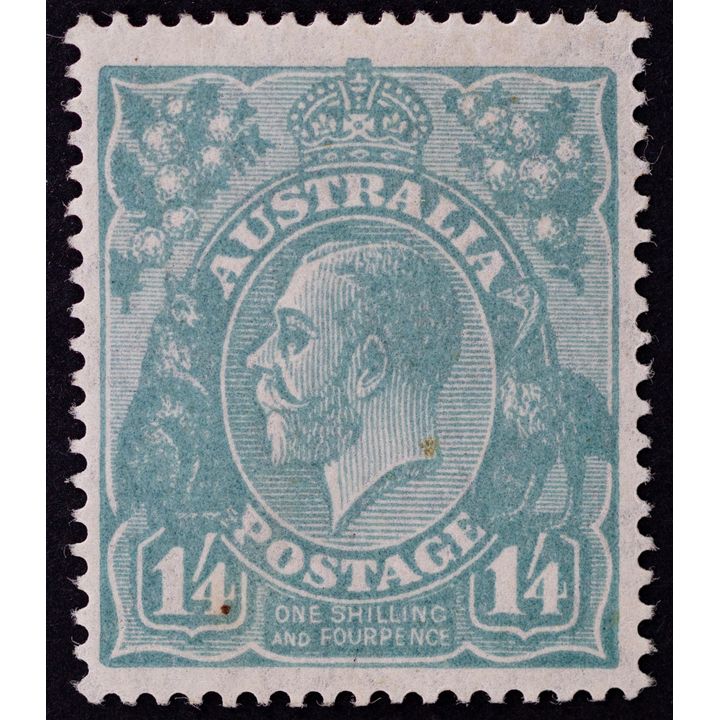 Small Multiple Watermarks, One Shilling & Fourpence, 1927, Fine