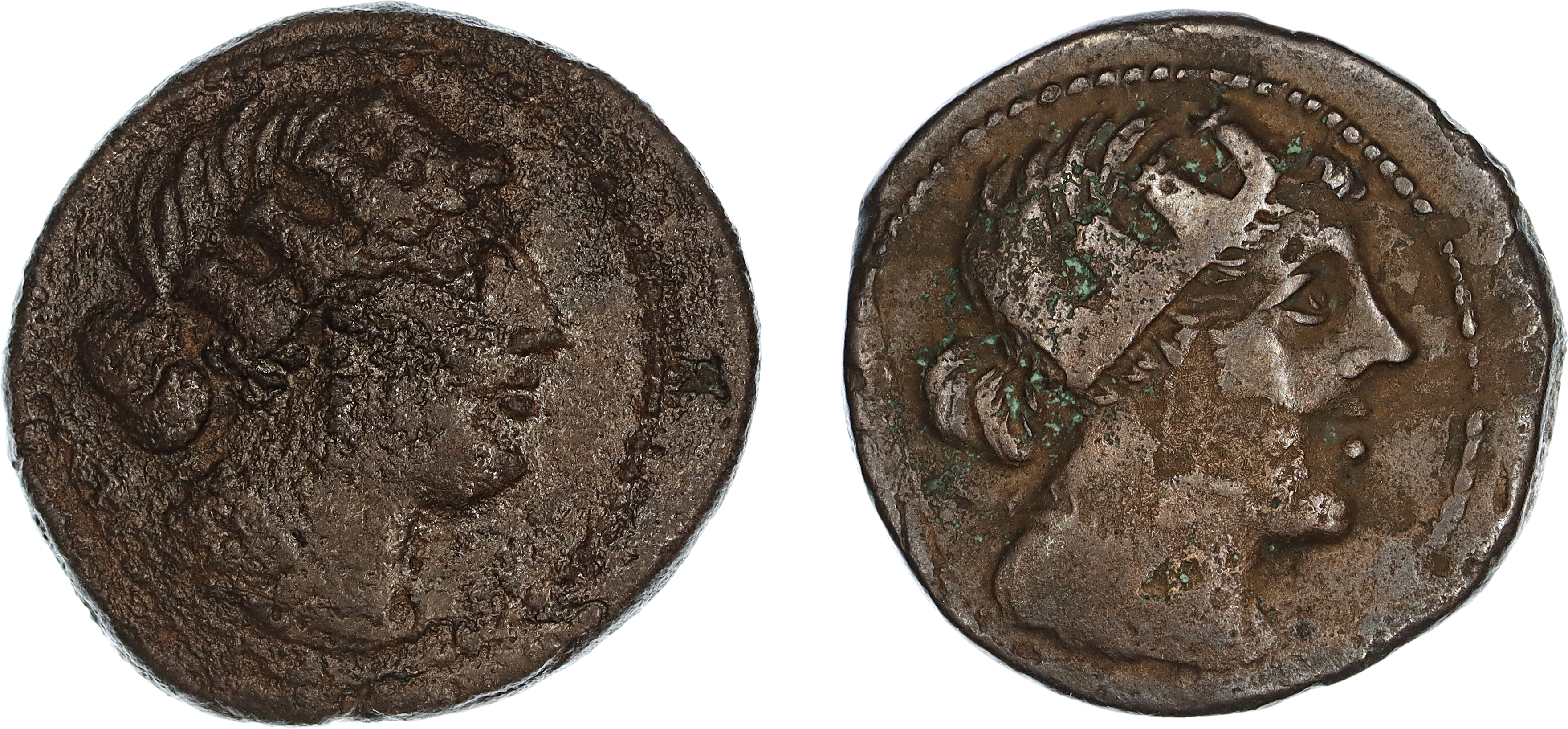 Roman Republic, Anonymous Coinage, Æ Semuncia, 217-215 BC, gF-VF