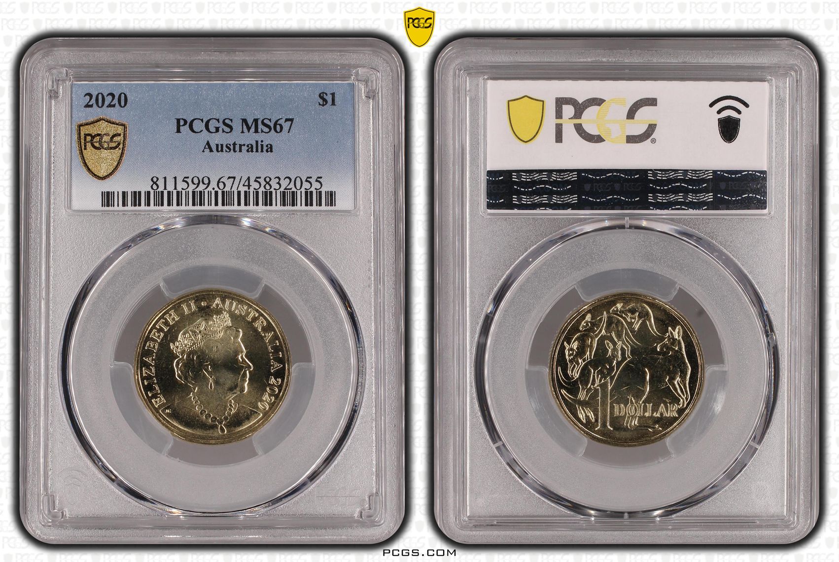 427 · One Dollar, 2020, PCGS MS67