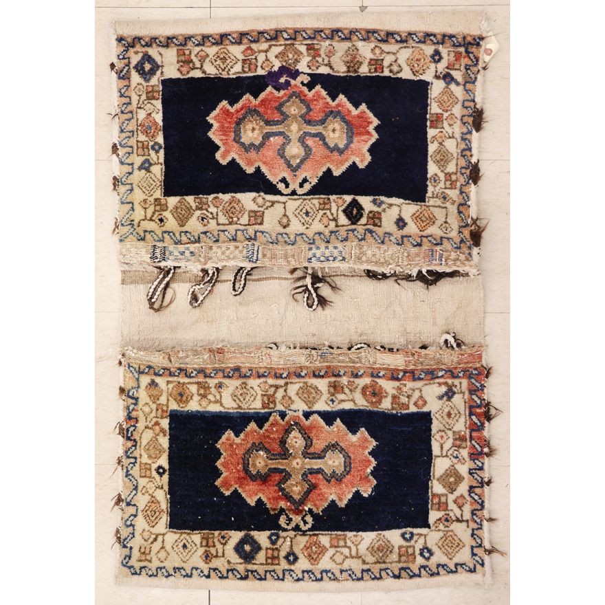 Semi Antique Persian Oriental Saddle Bag