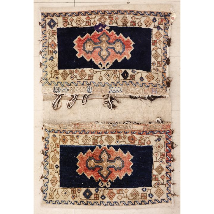 Semi Antique Persian Oriental Saddle Bag