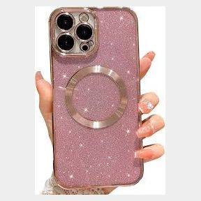 Tekron Glitter Sparkle Bling Protective Case for iPhone 12 Pro Max - Pink - Tekron Protective- 51748/10571 AS B1 (S9)