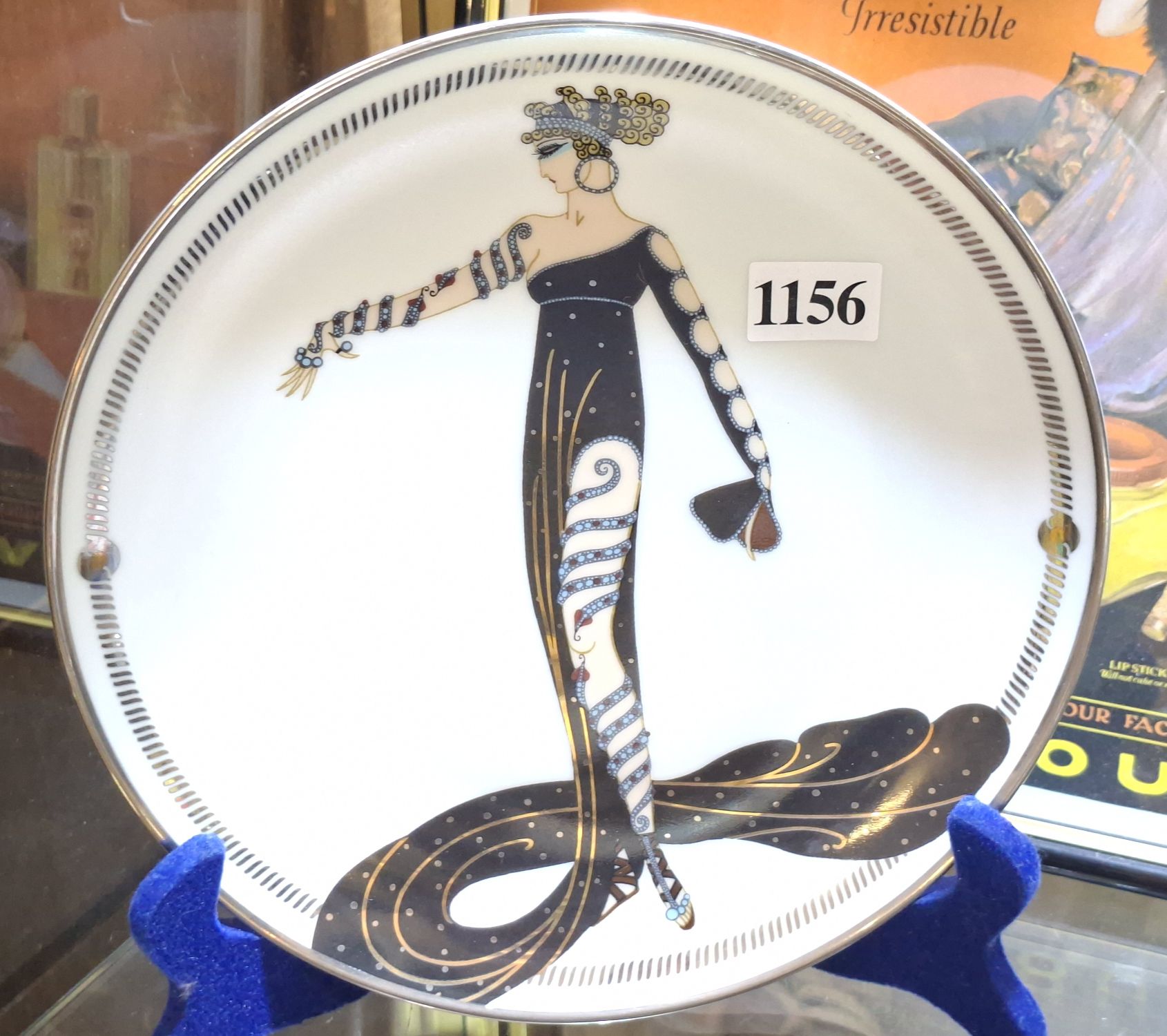 A PAIR OF ERTE PLATES
