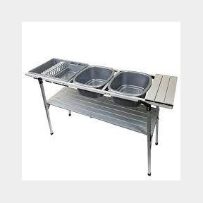 Tentco Aluminium Dishwash Stand Slightly Dented -50582/14563 (B1 S4)