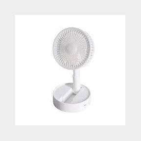Portable And Adjustable Mini Handheld Desk Fan - White -- 51743/2675