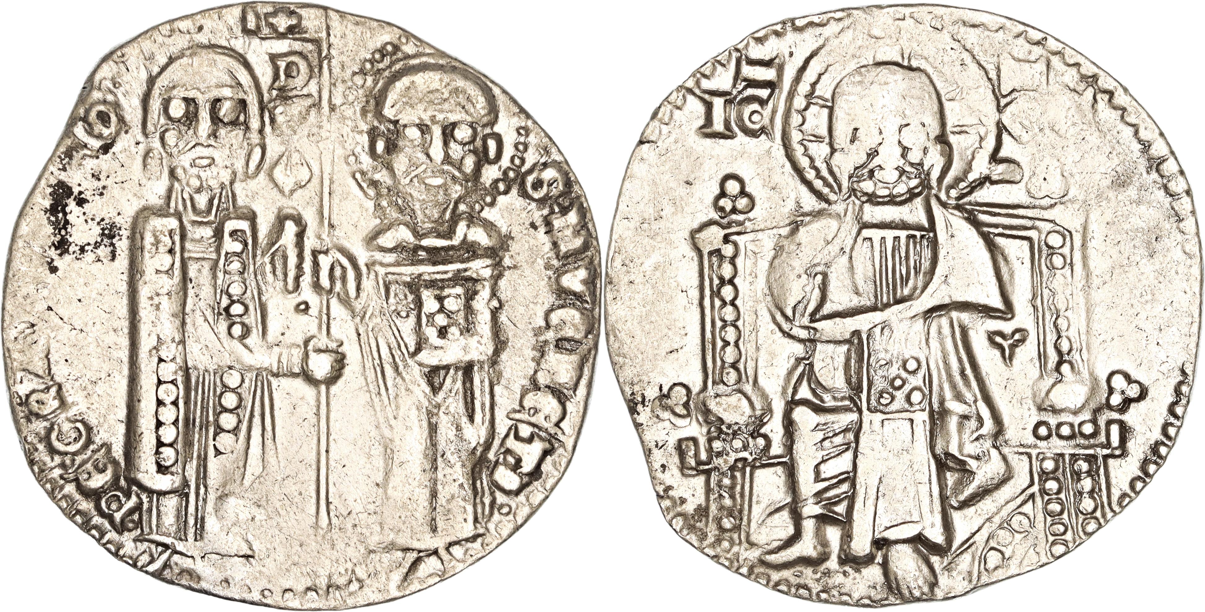 Republic of Venice, Pietro Gradenigo, Silver Grosso, 1289-1311 AD, nVF