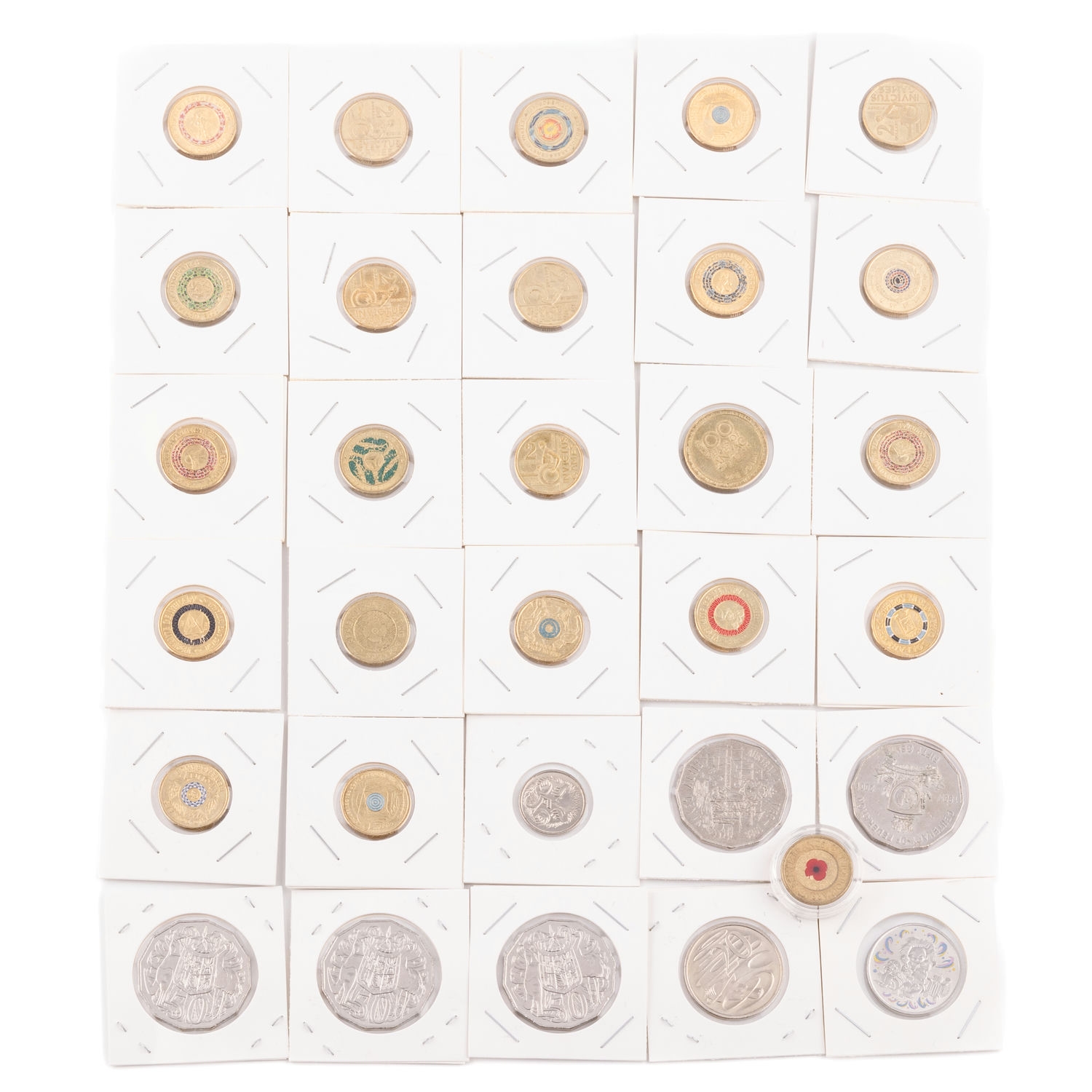 Elizabeth II, Five Cents - Two Dollars, 1988 - 2023, EF - UNC