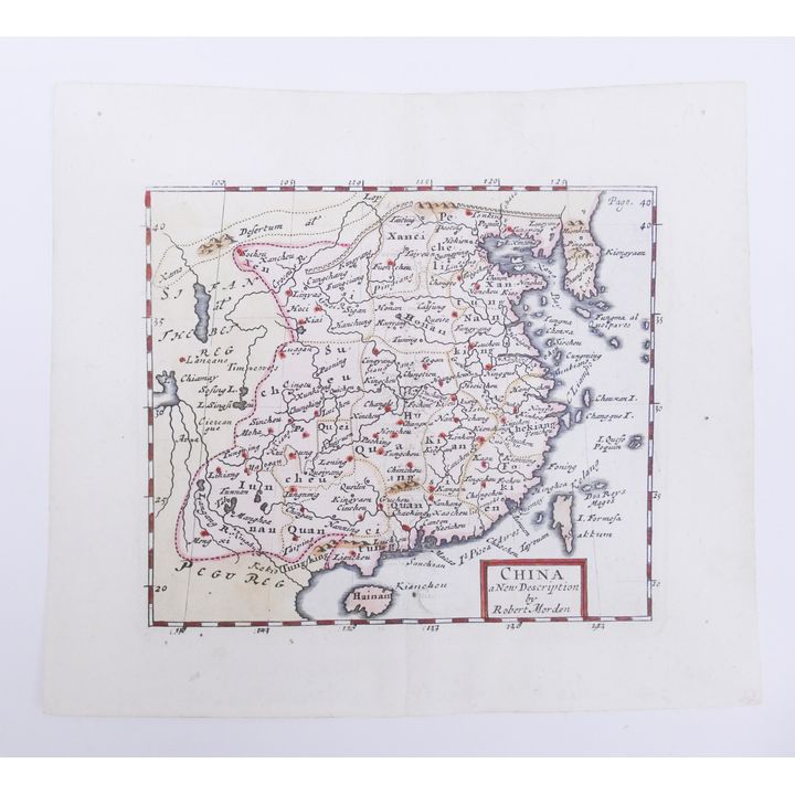 Robert Morden. China: a New Description. 1693