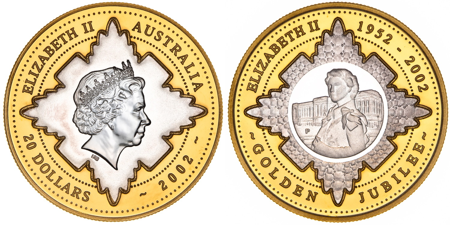 Elizabeth II, RAM, Twenty Dollars, 2002, FDC